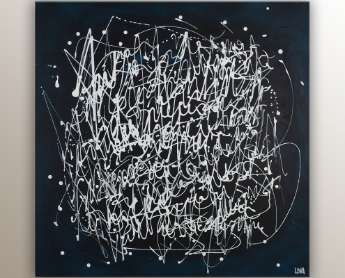 "Energie" : peinture abstraite de l'artiste Helena Monniello dans la collection des écrits