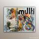"Multi" : collage et peinture de l'artiste Helena Monniello